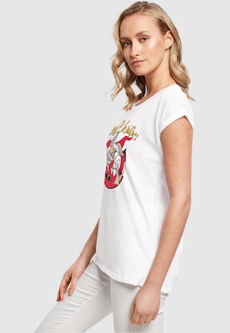 T-shirt 'Looney Tunes - Lola Merry Christmas' ABSOLUTE CULT en blanc