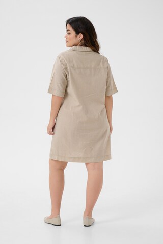 KAFFE CURVE Kleid 'KCNana' in Beige