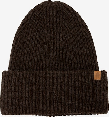 KOPYTO Mütze 'PANDA' in Braun: Vorderseite