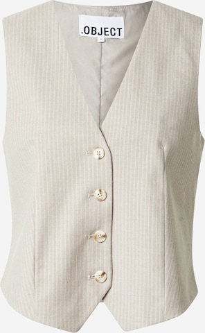 OBJECT - Chaleco para traje 'OBJLISA' en beige: frente