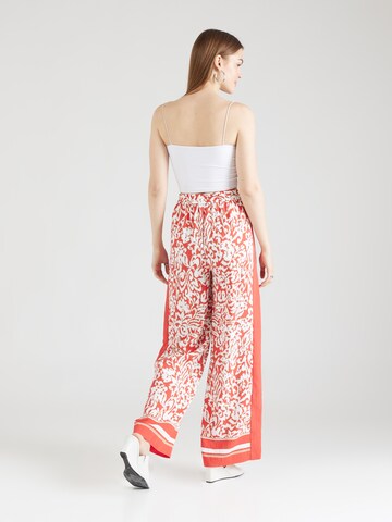 Wide Leg Pantalon COMMA en rouge