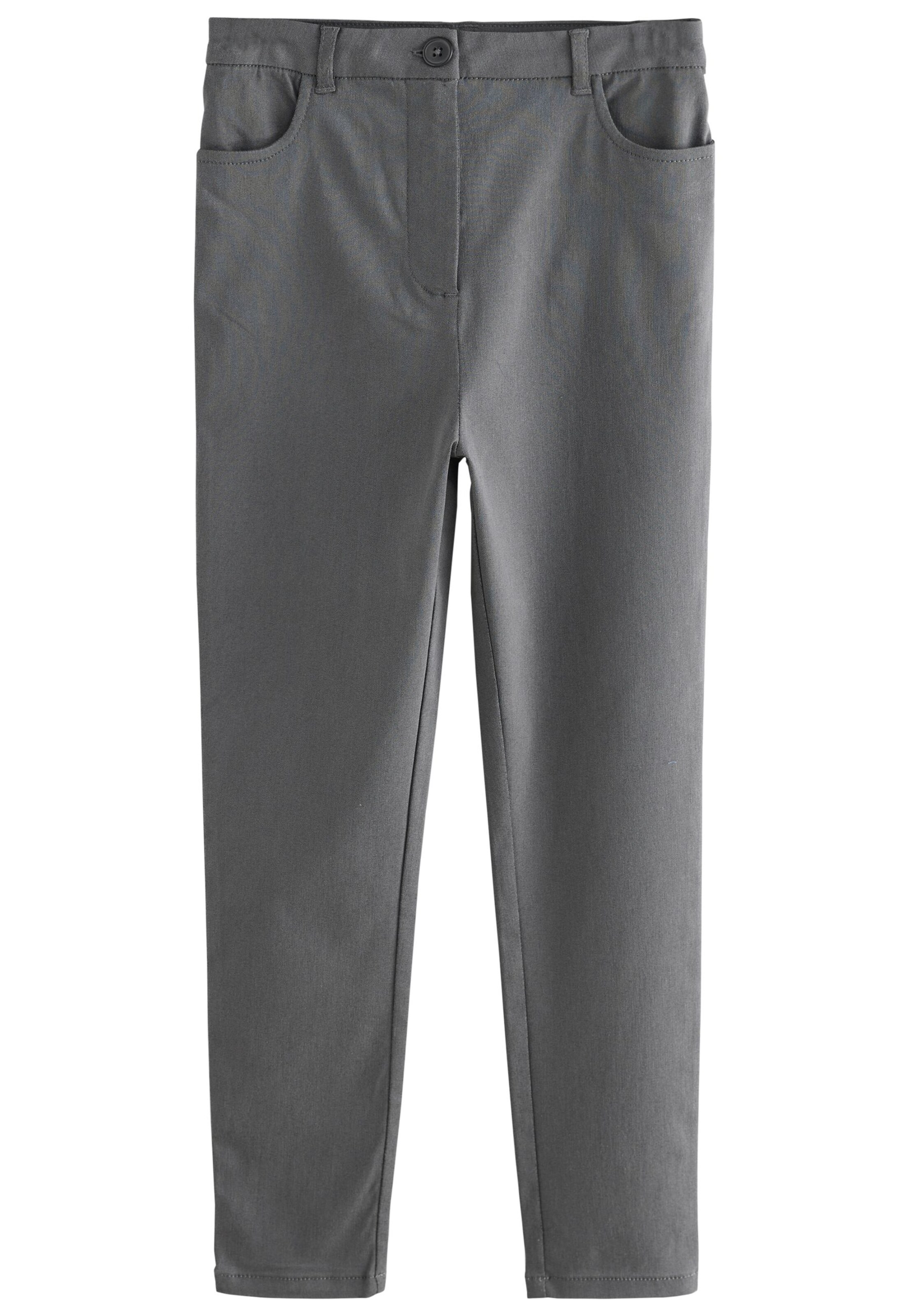 Next Skinny Fit Панталон в сиво: отпред