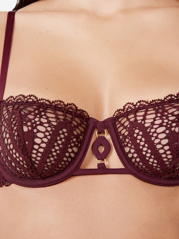 Balconcino Reggiseno 'VIRTUOSE ' di ETAM in rosso