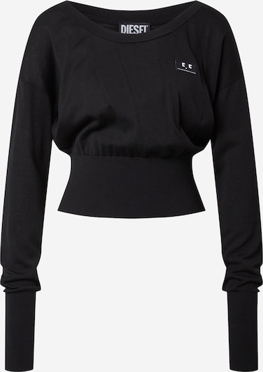 DIESEL Pullover 'COLORADO' in schwarz / weiß, Produktansicht