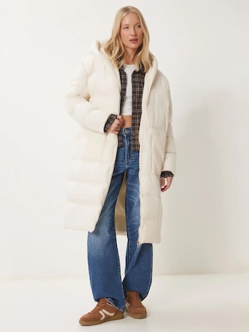 Happiness İstanbul Winter Coat in Beige