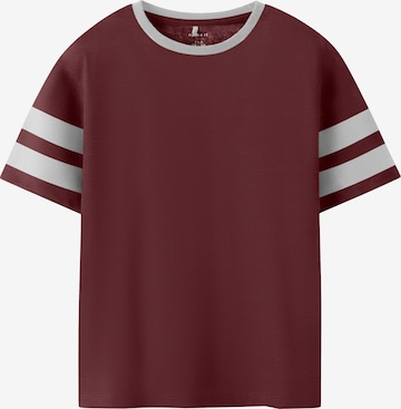 sarkans NAME IT T-Krekls 'NKMTHOMAS': no priekšpuses