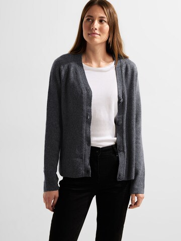 CECIL Knit cardigan in Grey: front