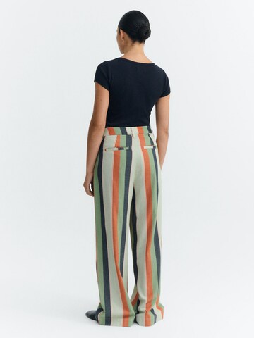 Thinking MU Loose fit Pleat-Front Pants in Mixed colors