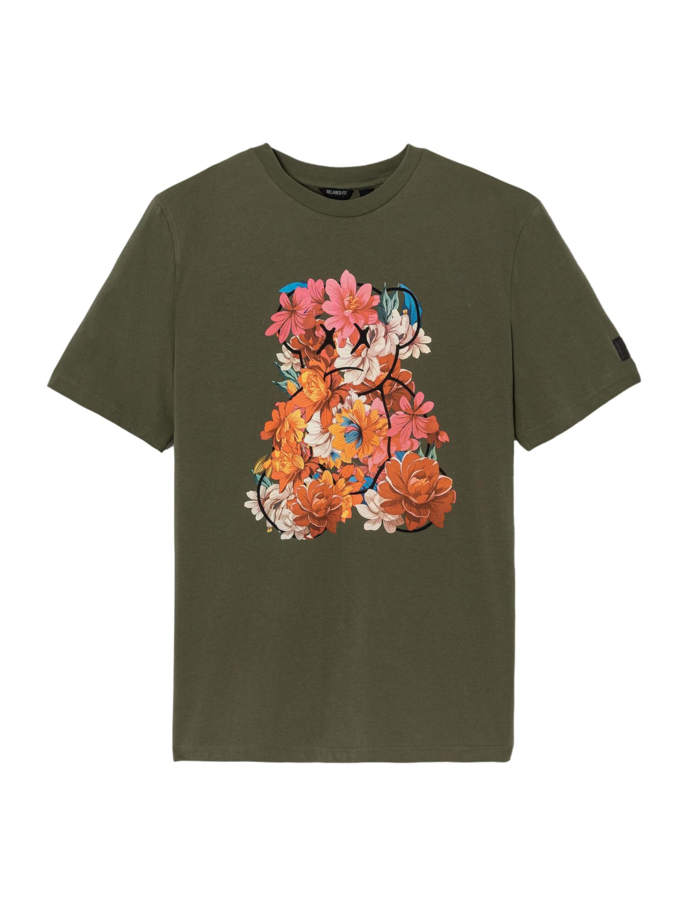 Le Temps Des Cerises Shirt 'MOSER' in Groen: voorkant