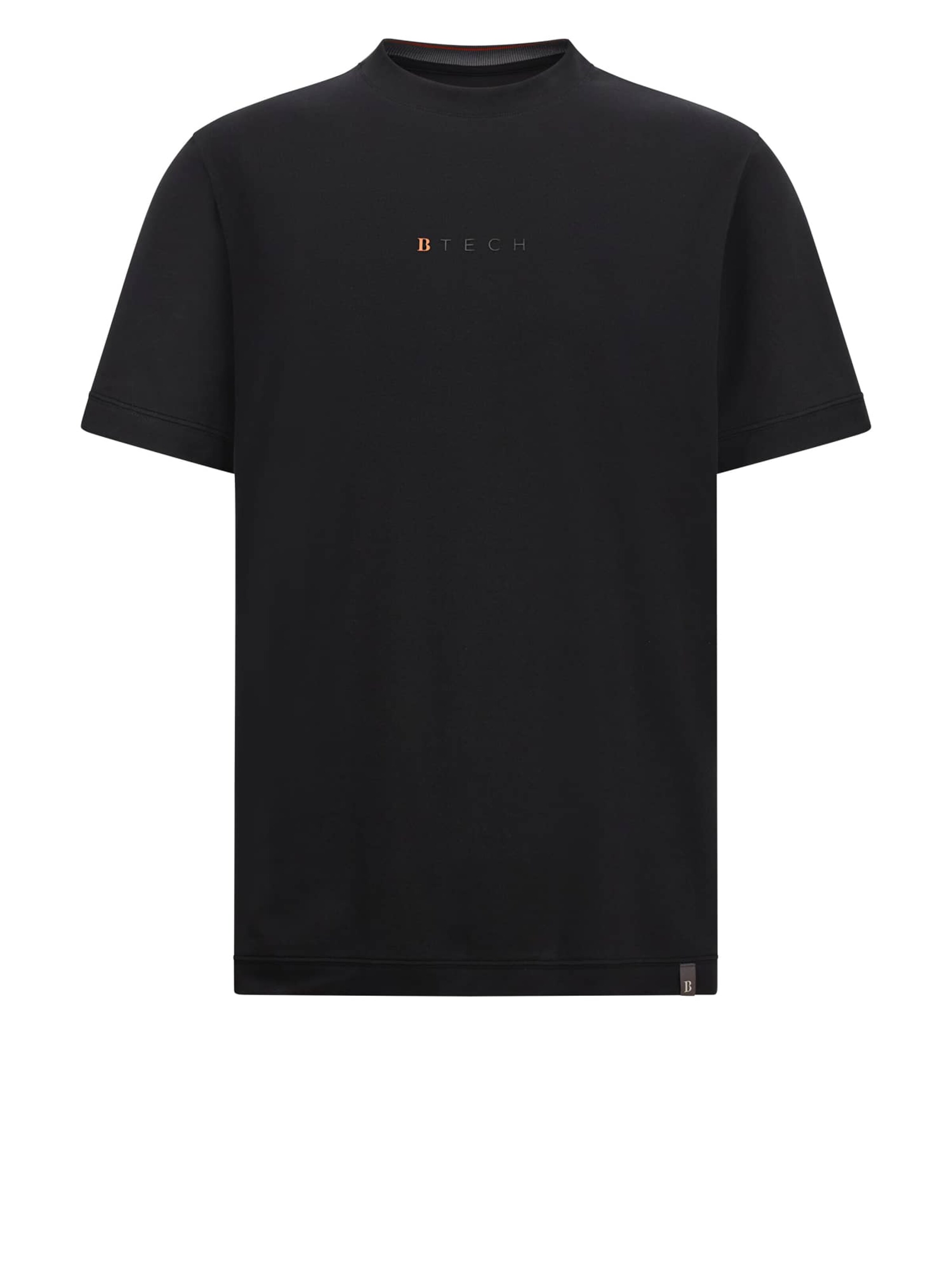 Boggi Milano Shirt 'B Tech' in Zwart: voorkant