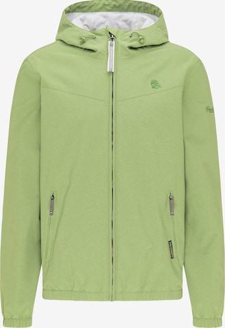 Schmuddelwedda Toiminnallinen takki värissä vihreä: edessä