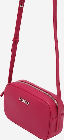 HUGO - Bolso de hombro 'Chris' en rosa: frente