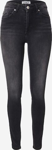 juoda ONLY Siauras Džinsai 'ONLBLUSH': priekis