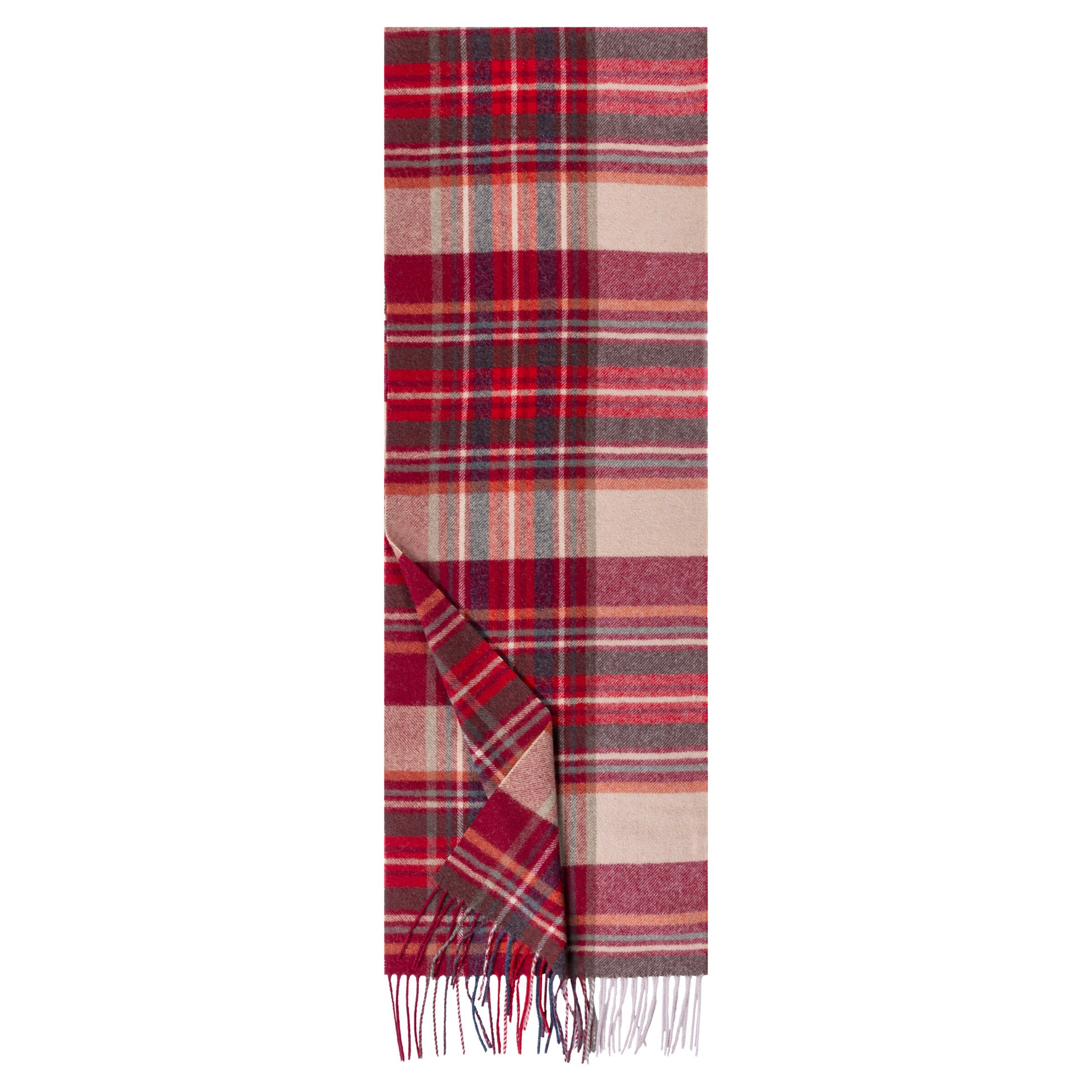 Roeckl Schal 'SCOTTISH TARTAN DAMEN' in Rot: Vorderseite