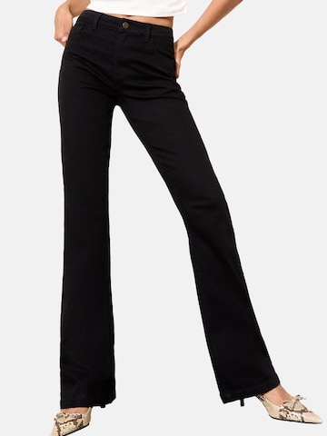 Baggy Jeans de la Friends Like These pe negru: față