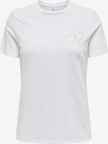 ONLY Футболка 'ONLAriana' в Белый: спереди