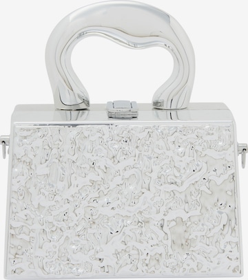 Borsa a mano di myMo at night in argento: frontale
