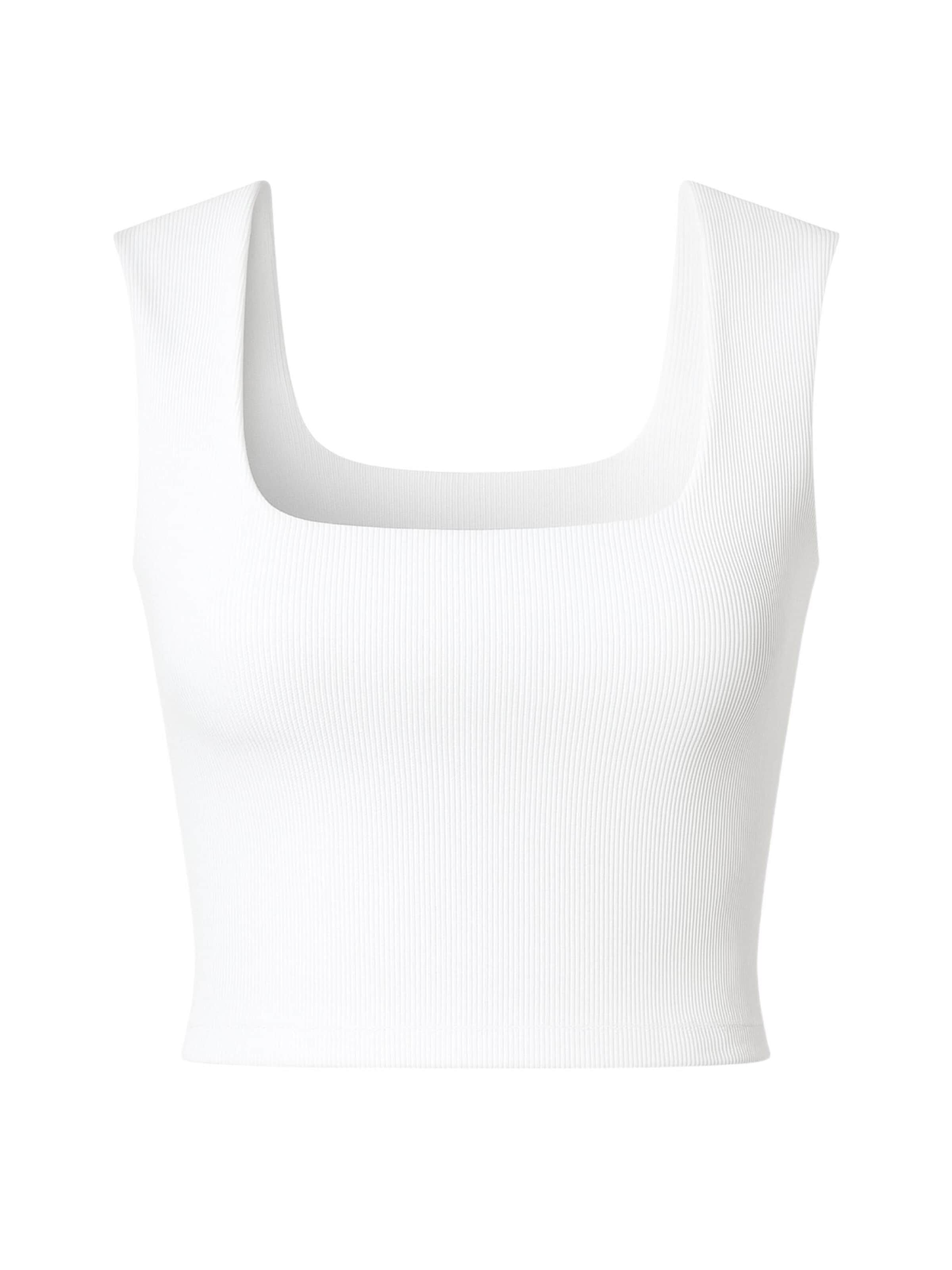 Haut 'TALYA' fashionshowcase en blanc : devant