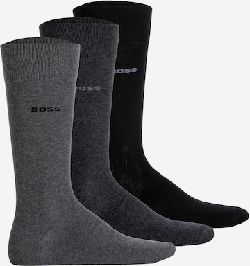 BOSS - Calcetines en gris: frente