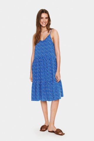 SAINT TROPEZ Summer Dress 'Eda' in Blue