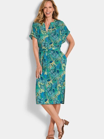 Goldner Kleid in Blau