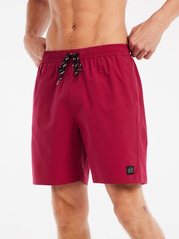 PROTEST Board Shorts 'PRTBaky' in Red
