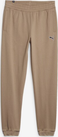 PUMA Tapered Broek in Beige: voorkant