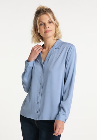 usha BLUE LABEL Blouse in Blauw: voorkant