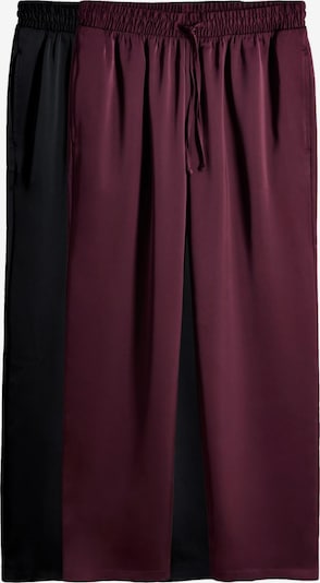 The Set Kalhoty - tmavě červená / černá, Produkt