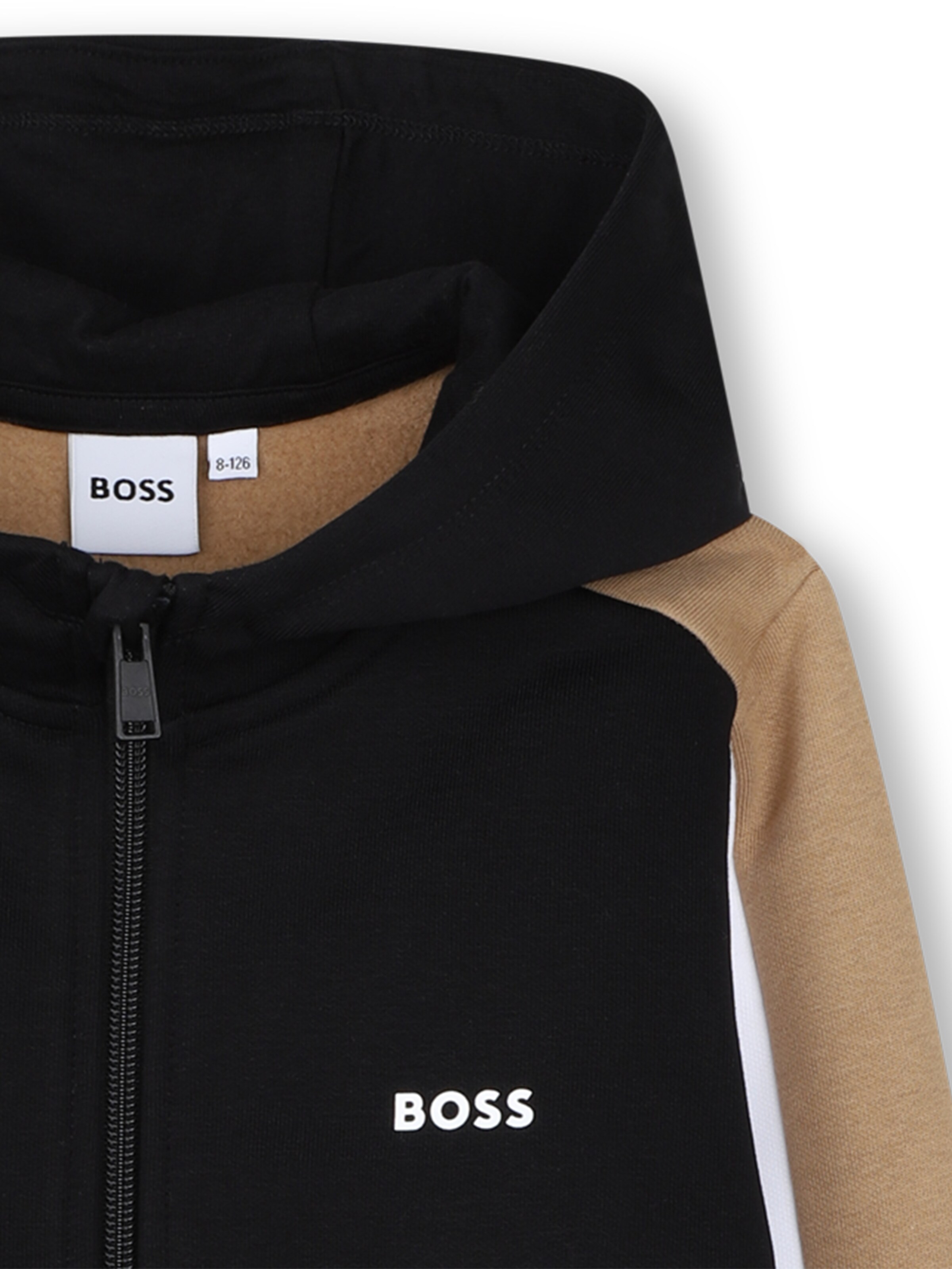 BOSS Кофта на молнии в Черный