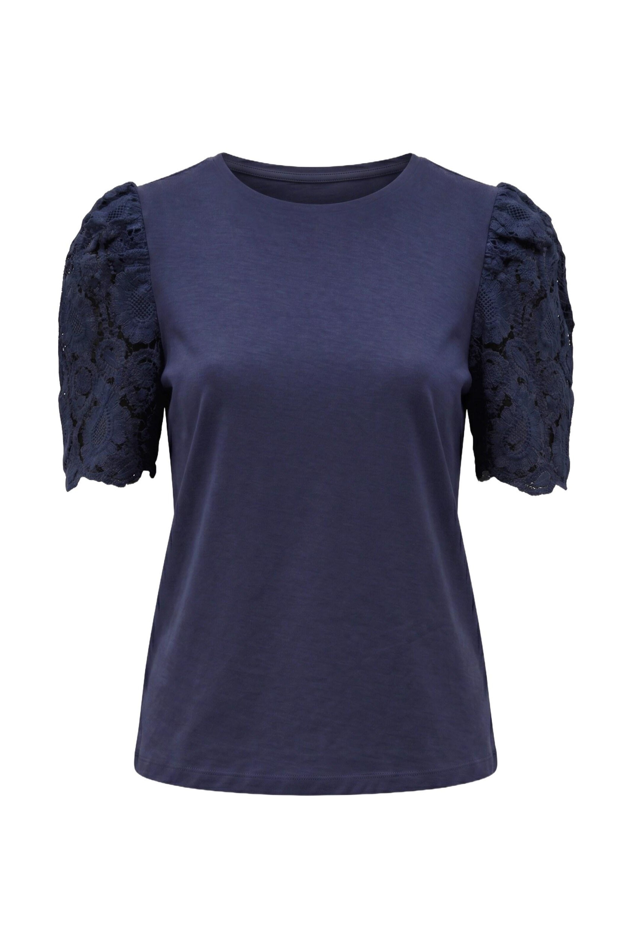 Alexa Dash Blouse in Blauw: voorkant