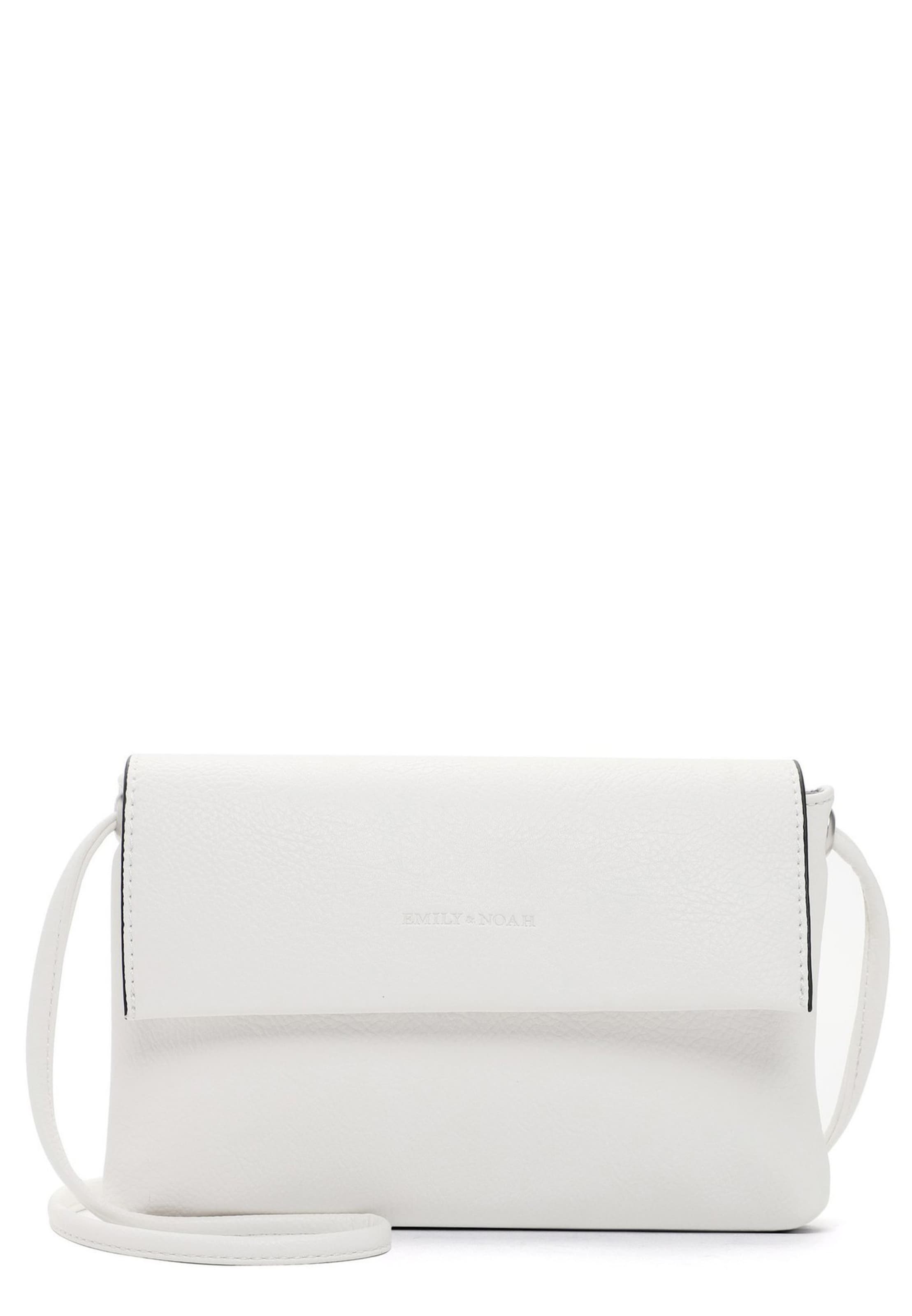 Emily & Noah - Bolso de hombro 'Emma' en blanco: frente