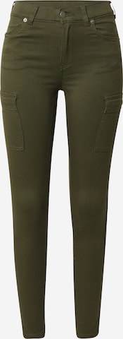 Dr. Denim Skinny Cargo nadrágok 'Lexy' - zöld: elől