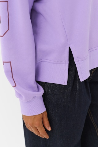 CULTURE - Sweatshirt 'Angela Charlie' em roxo