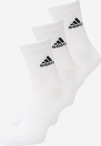 Chaussettes de sport ADIDAS SPORTSWEAR en blanc : devant