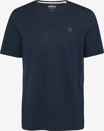 s.Oliver Shirt in Blauw: voorkant
