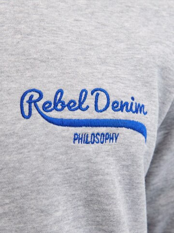 JJ Rebel Collegepaita 'JREBKIM' värissä harmaa