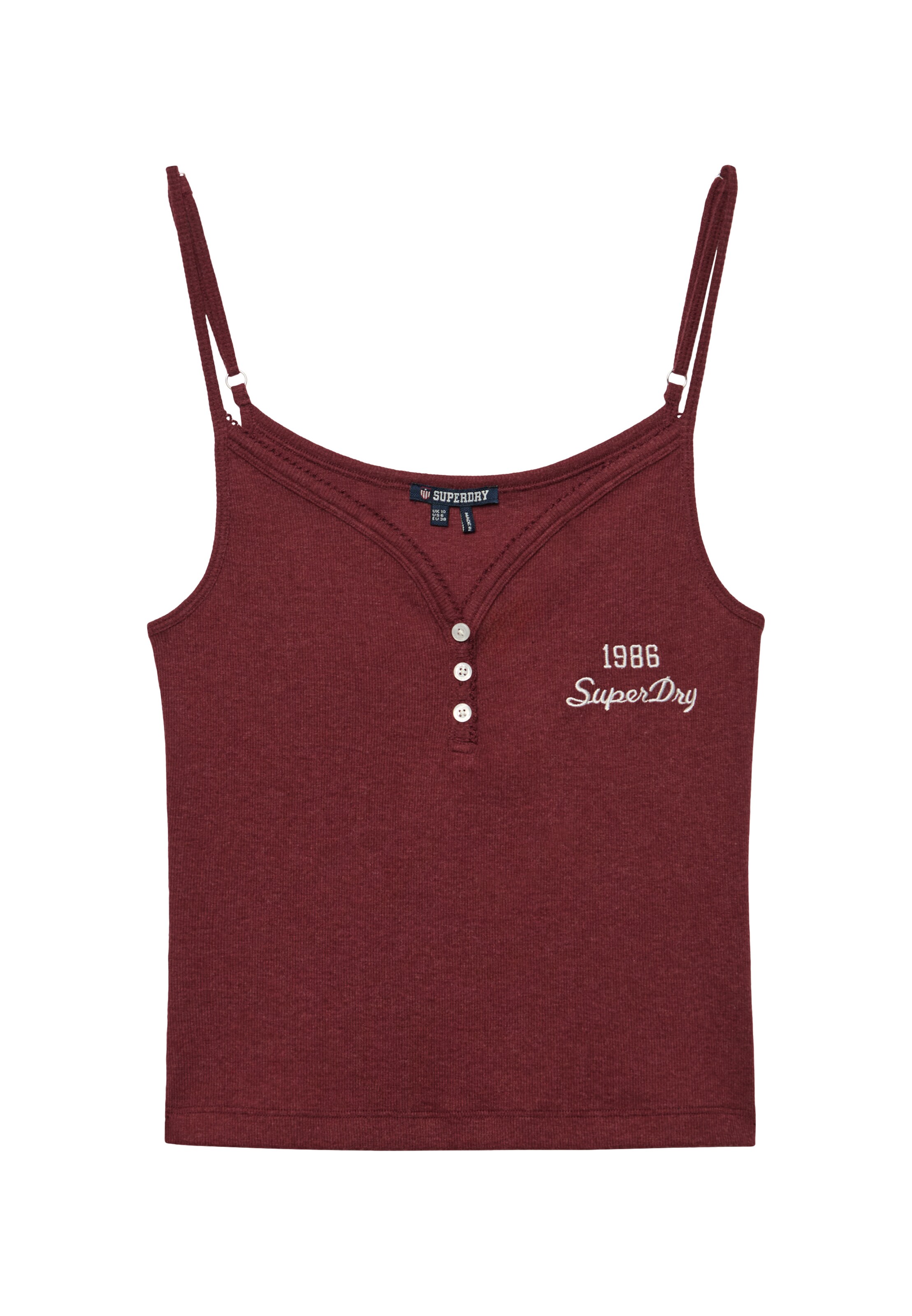 Superdry & Co Top in Rood: voorkant