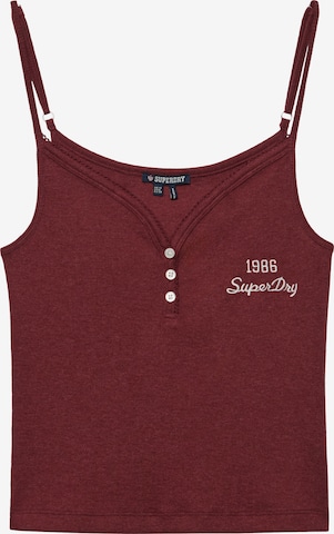 Haut Superdry & Co en rouge : devant