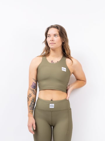Haut de sport Eivy en vert : devant