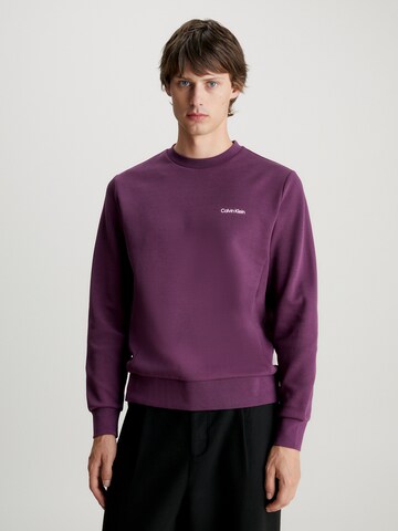 Calvin Klein Sweatshirt in Lila: predná strana