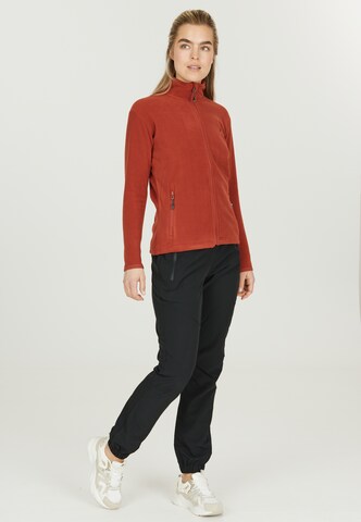 Whistler Athletic Fleece Jacket 'Cocoon' in Red