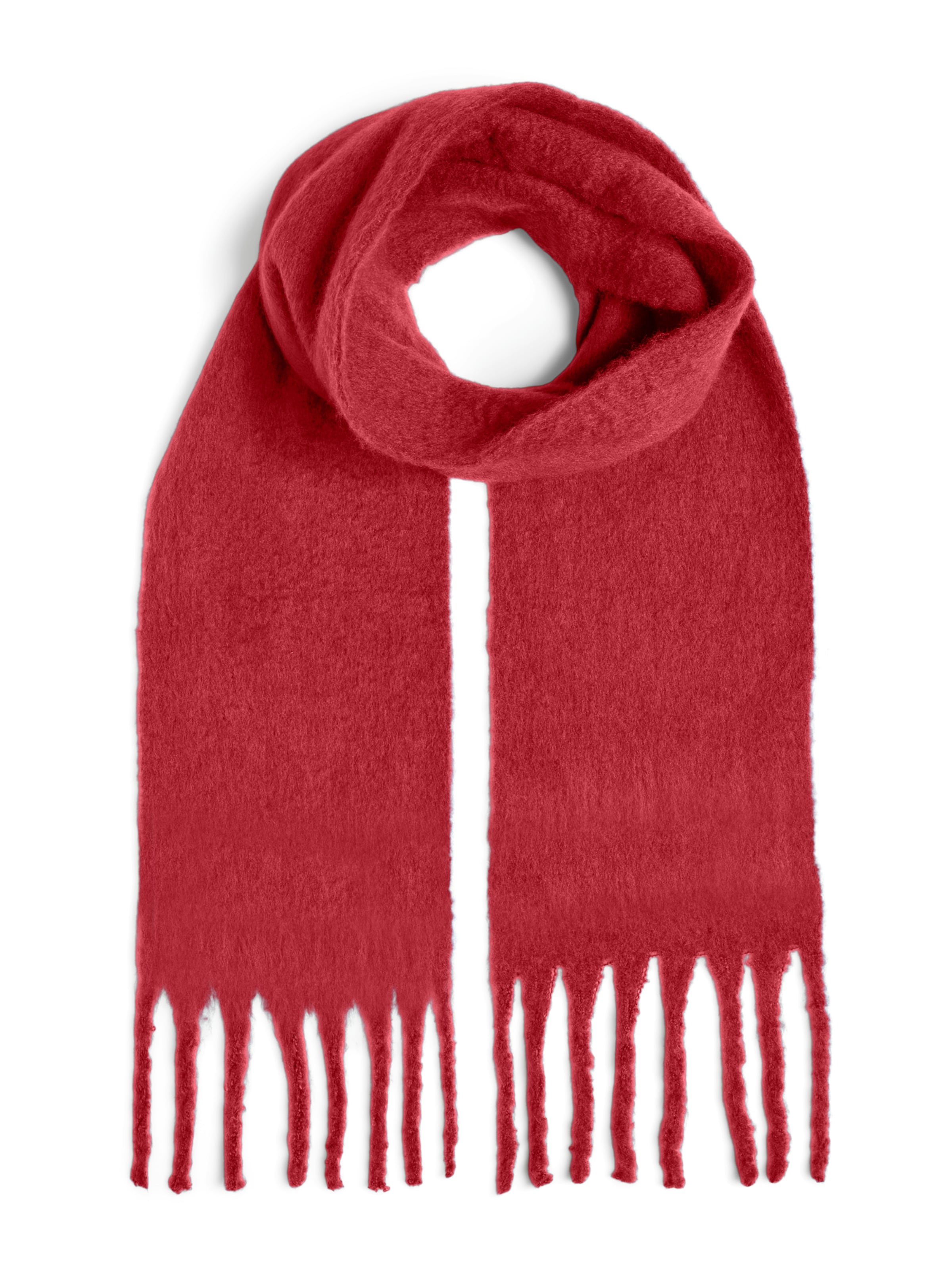 PIECES Schal 'BEA' in Rot: Vorderseite