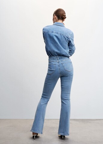 MANGO Flared Jeans in Blue