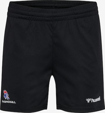 Hummel Regular Sporthose in Schwarz: Vorderseite