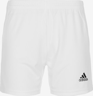 ADIDAS SPORTSWEAR Regular Workout Pants 'Squadra 21' in White: front