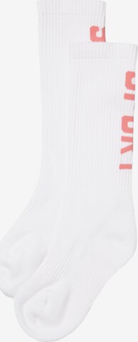 Soccx Socken mit Logo, 2 Paar in Weiß: predná strana