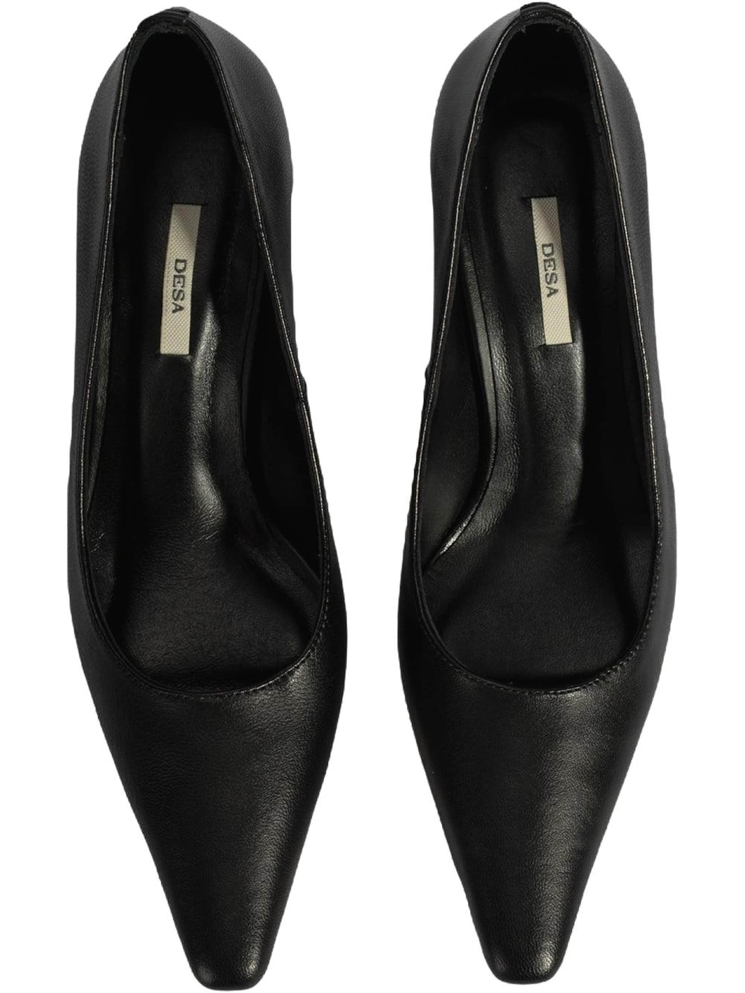 Desa - Zapatos con plataforma 'Slip-Ons' en negro