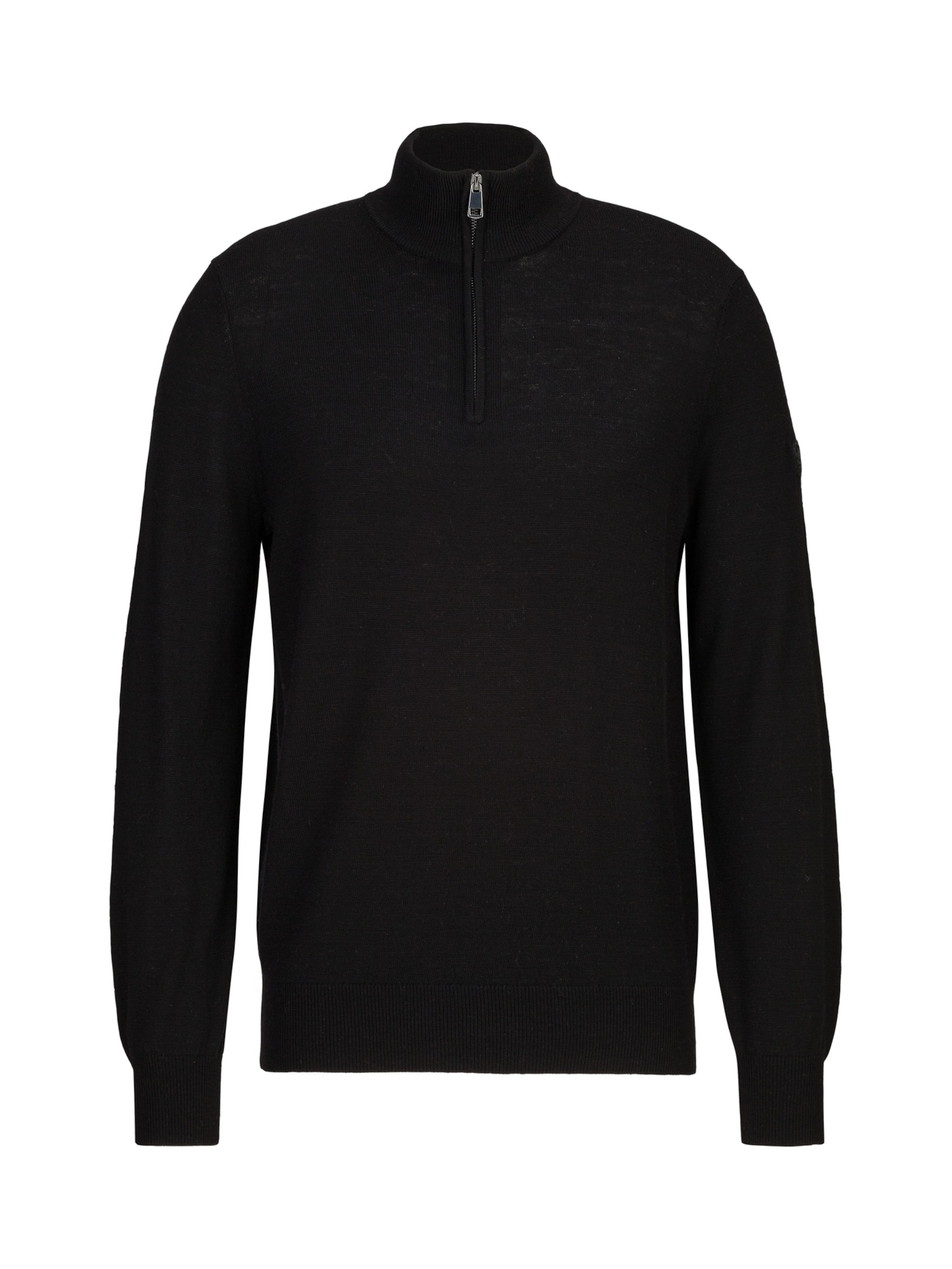 19V69 ITALIA Pullover 'Harvey' in Schwarz: Vorderseite