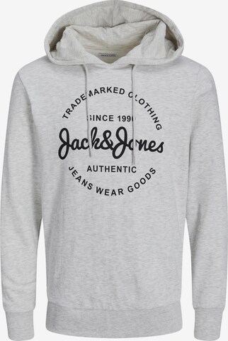 Jack & Jones Plus Sweatshirt in Grey: front
